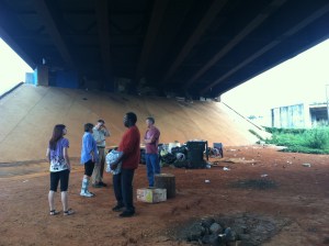 This year I got to be very involved with the homeless in Greenville and had a lot of unique experiences that have changed my life.